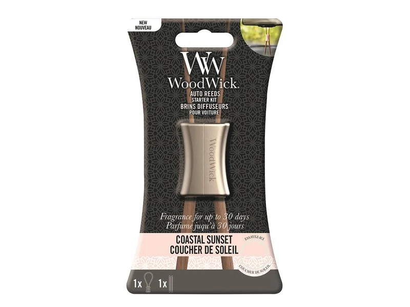 Woodwick Auto-Lufterfrischer Coastal Sunset Reed Starter Kit 1 Woodwick Auto-Lufterfrischer Coastal Sunset Reed Starter Kit