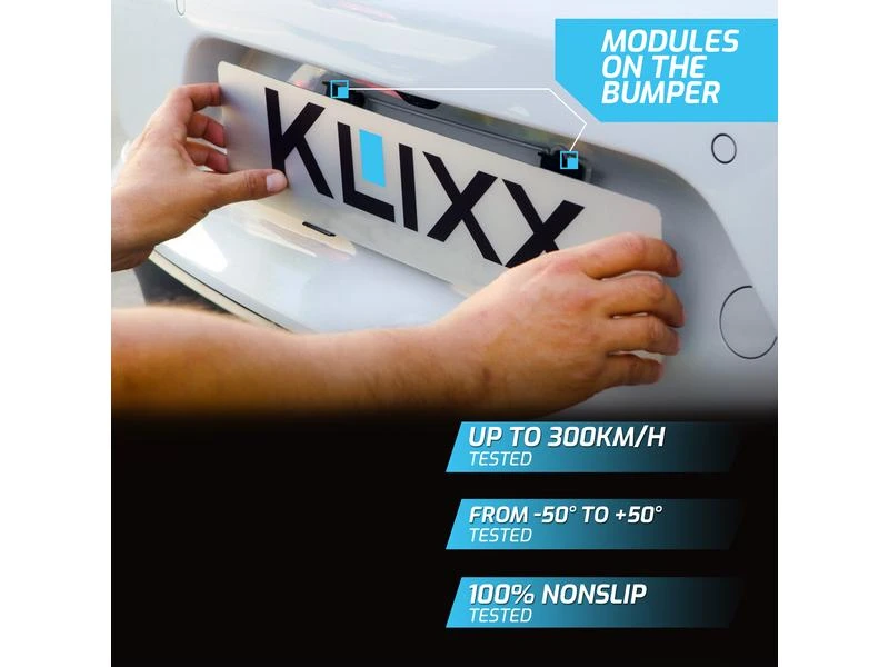 Klixx Kennzeichenhalter Rahmenlos, Langformat 5 Klixx Kennzeichenhalter Rahmenlos, Langformat – Bild 5