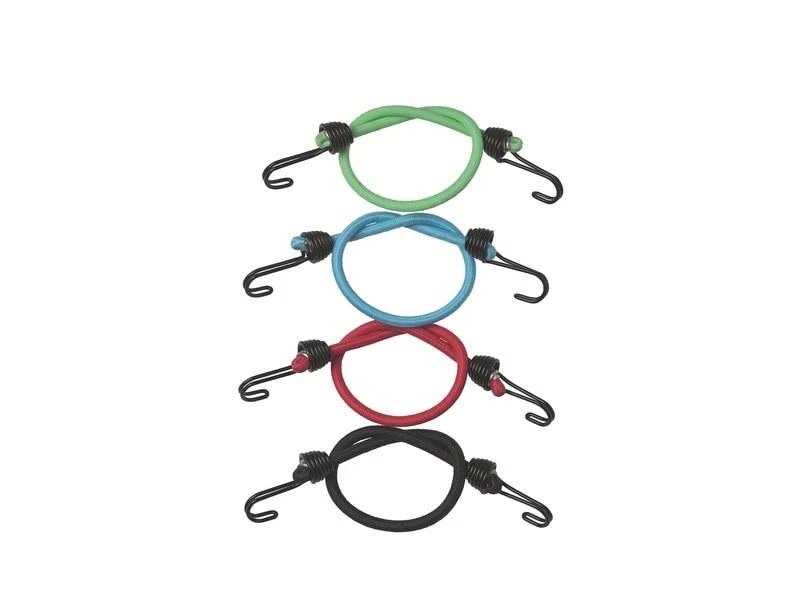 Masterlock Gummi-Spannseilset 25 cm x 4 mm, 4 Stück 1 Masterlock Gummi-Spannseilset 25 cm x 4 mm, 4 Stück