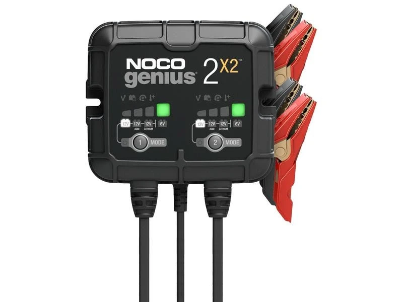 Noco Batterieladegerät GENIUS2X2 2x 6-12 V / 2 A 1 Noco Batterieladegerät GENIUS2X2 2x 6-12 V / 2 A