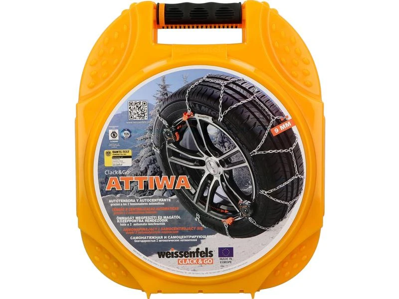 Weissenfels Stahlschneekette Attiwa Clack & Go 9 2 Weissenfels Stahlschneekette Attiwa Clack & Go 9 – Bild 2