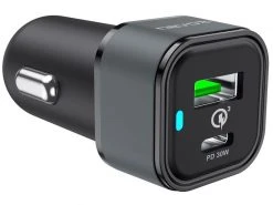 Nevox Autoladegerät Dual USB-C + USB-A 48W