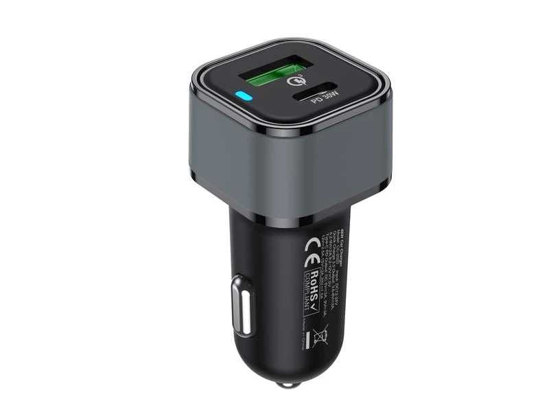 Nevox Autoladegerät Dual USB-C + USB-A 48W 2 Nevox Autoladegerät Dual USB-C + USB-A 48W – Bild 2