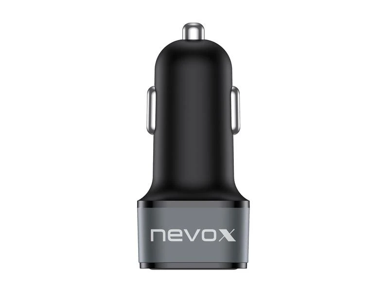 Nevox Autoladegerät Dual USB-C + USB-A 48W 3 Nevox Autoladegerät Dual USB-C + USB-A 48W – Bild 3