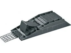 Froli Auffahrkeil Wohnwagen 4-teilig Schwarz