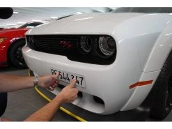 Frameless Kennzeichenhalterset Klettsystem, rahmenlos -Fahrzeug Verkaufsladen 220306639 xxl