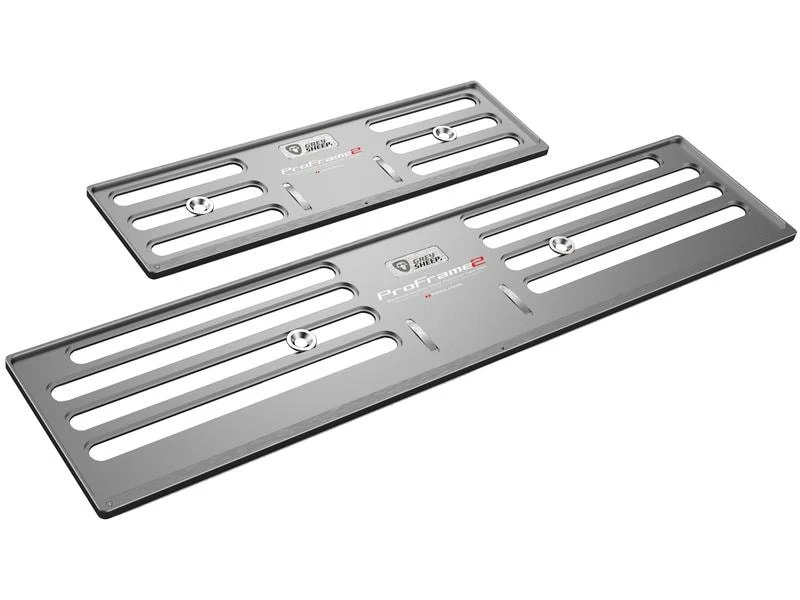 GREY SHEEP. Kennzeichenhalterset ProFrame 2, KFZ-lang, Shadow Grey 1 GREY SHEEP. Kennzeichenhalterset ProFrame 2, KFZ-lang, Shadow Grey