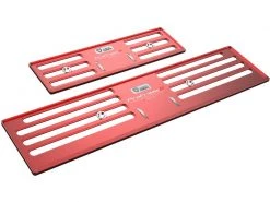 GREY SHEEP. Kennzeichenhalterset ProFrame 2, KFZ-lang, Velocity Red