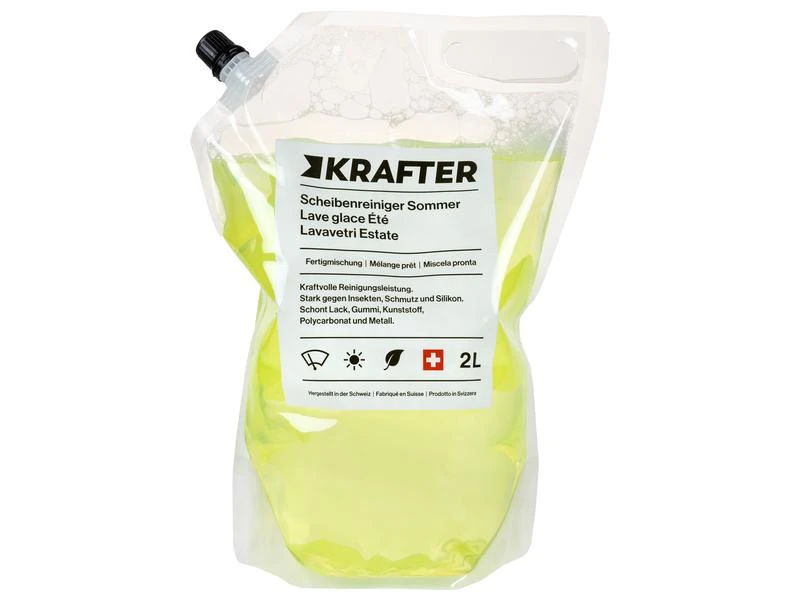 Krafter Sommer-Scheibenreiniger Citrus, 2 l 1 Krafter Sommer-Scheibenreiniger Citrus, 2 l