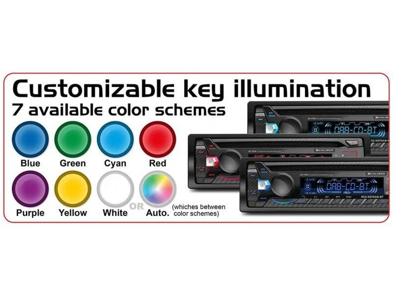 Caliber Autoradio RCD237DAB-BT 1 DIN 4 Caliber Autoradio RCD237DAB-BT 1 DIN – Bild 4