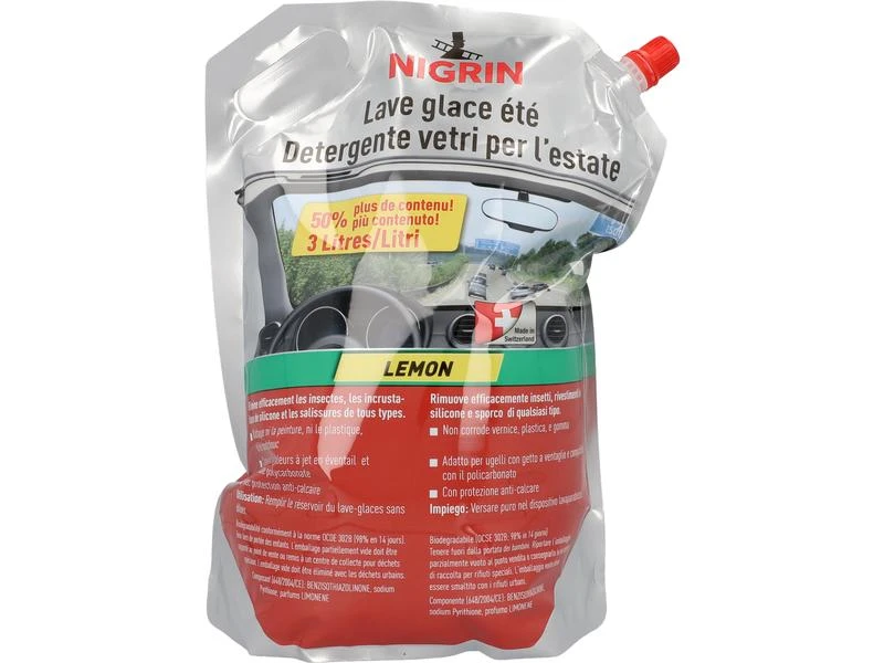 Nigrin Sommer-Scheibenreiniger Lemon Air, 3 l 2 Nigrin Sommer-Scheibenreiniger Lemon Air, 3 l – Bild 2