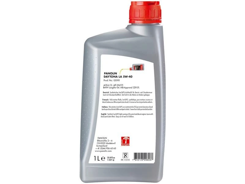 Panolin Motorenöl Daytona LA 5W-40, 1 l 2 Panolin Motorenöl Daytona LA 5W-40, 1 l – Bild 2
