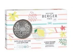Maison Berger Autodiffusor Set Riviera Citron Tonique