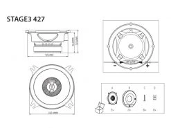JBL Car 2-Weg Lautsprecher Stage3 427 -Fahrzeug Verkaufsladen 243175751 xxl