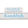 EASYKLICK Kennzeichenhalterset lang, Silber