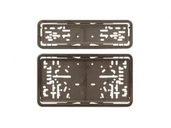 EASYKLICK Kennzeichenhalterset hoch, Schwarz -Fahrzeug Verkaufsladen 52235430 xxl