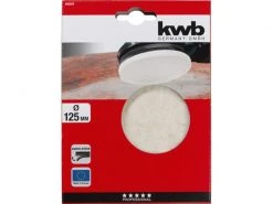 Kwb Polierscheibe Ø 125 mm haftend, Filz -Fahrzeug Verkaufsladen 52297400 xxl
