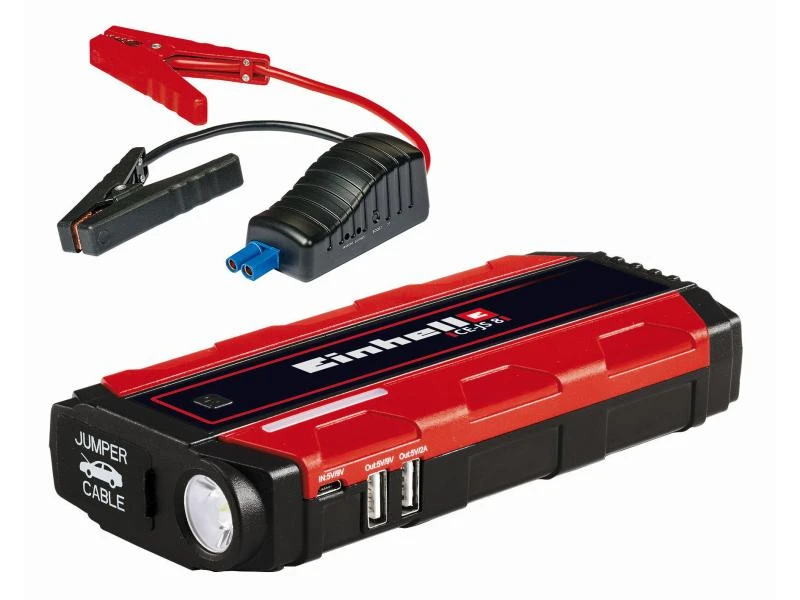 Einhell Starterbatterie mit Ladefunktion CE-JS 8 / 12V/200A 1 Einhell Starterbatterie mit Ladefunktion CE-JS 8 / 12V/200A