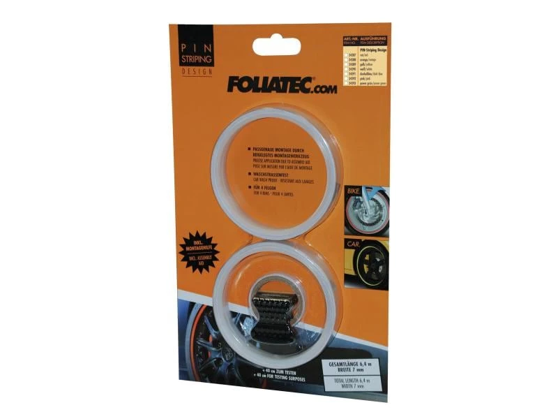 Foliatec Klebestreifen PIN-STRIPING Weiss 1 Foliatec Klebestreifen PIN-STRIPING Weiss