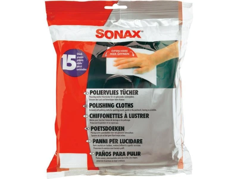 Sonax Poliervlies 15 Stück 1 Sonax Poliervlies 15 Stück