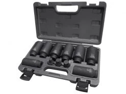 Kraftwerk Schlag-Stecknuss-Satz 1/2" 11-teilig, 12-kant