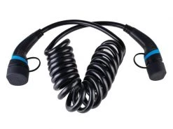 FURBER.power Ladekabel für Elektroauto Typ 2 (7.4kW) 5m Spiralkabel