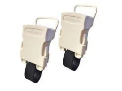 CLICI Gepäckhalter Klicksystem, Weiss, 2er Set