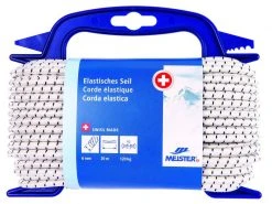 Meister Gummi-Spannseil Ø 6 mm, 20 m, 120 kg, Weiss-Schwarz