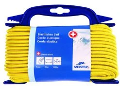 Meister Gummi-Spannseil Ø 6 mm, 20 m, 120 kg, Gelb