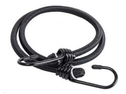 Meister Gummi-Spannseil Ø 10 mm, 80 cm, 80 kg, Schwarz