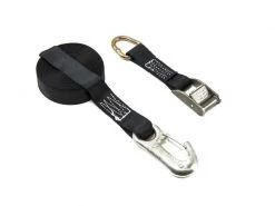 Zurrfix Heckklappen-Sicherungsgurt 2 m Schwarz